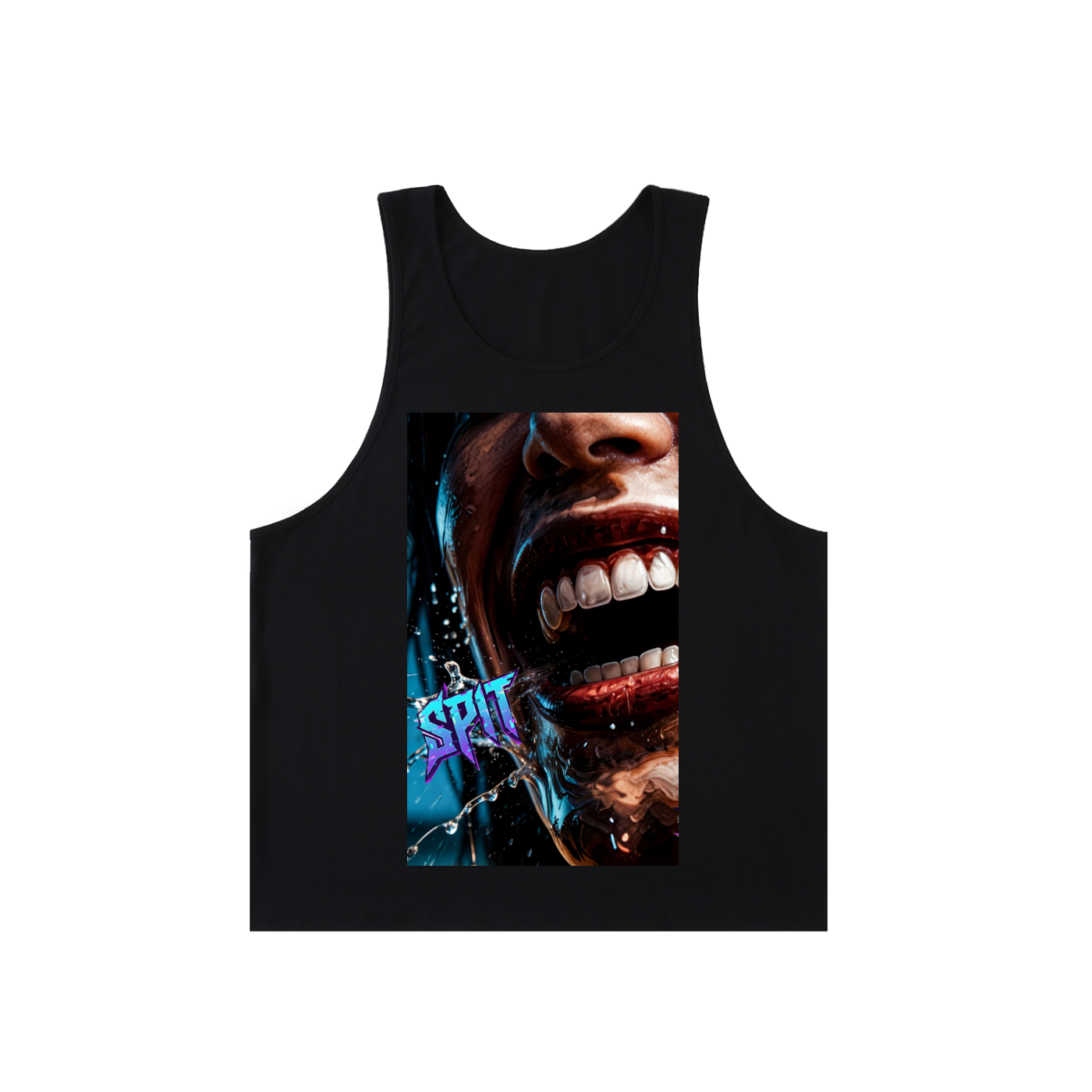 "SPIT" Unisex Loose Tank Top