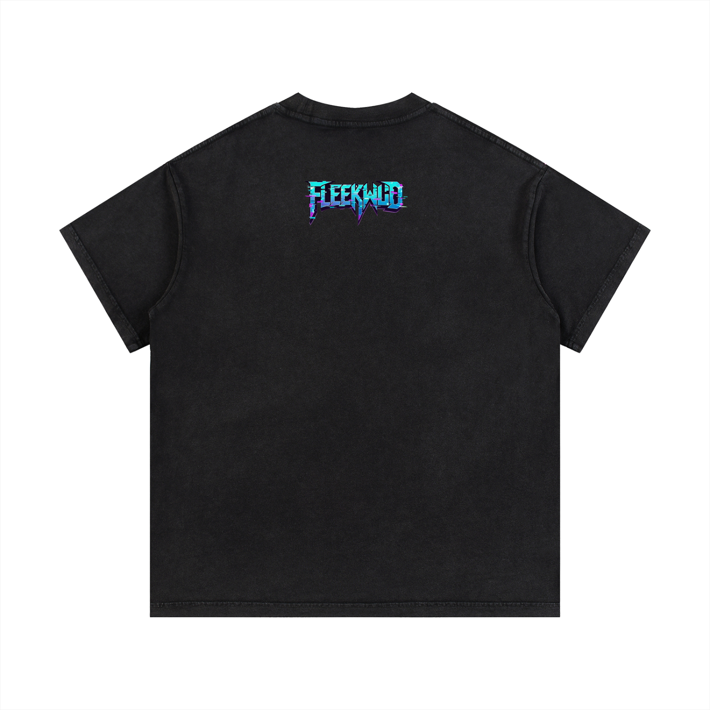 FLEEKWUD Logo Vintage Cotton T-Shirt